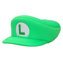 Boné Bioworld Super Mario Bros Luigi L Patch, boina verde para adultos Boné Bioworld Super Mario Bros Luigi L Patch, boina verde para adultos