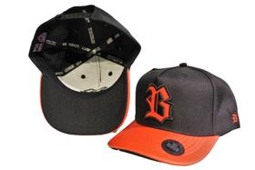 Boné - Black Bulls preto e laranja Boné - Black Bulls preto e laranja