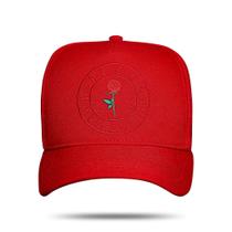 Boné BLCK Brasil Aba Curva Snapback Logo My Life Style Rosas