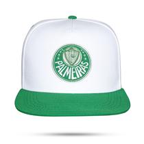 Boné BLCK Brasil Aba Reta Snapback Palmeiras Logo 1914 Verde