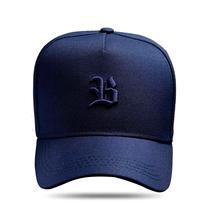 Boné Blck Brasil Snapback Aba Curva Logo B Básico Bordado