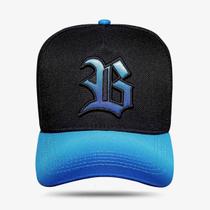 Boné Blck Brasil Snapback Aba Degradê - Boné Blck Brasil Snapback Aba Degradê -