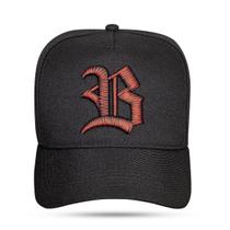 Boné Blck Brasil Snapback Alto Relevo Zig Zag -