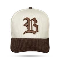 Boné Blck Brasil Snapback Cotelê - Boné Blck Brasil Snapback Cotelê -