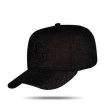 Bone blck brasil snapback logo aba shine
