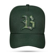 Boné Blck Brasil Snapback Logo Countour Camuflado Boné Blck Brasil Snapback Logo Countour Camuflado