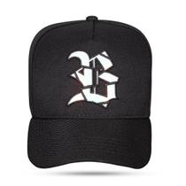 Boné Blck Brasil Snapback Logo Holográfico