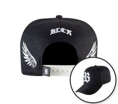 Boné Blck Brasil Snapback New Wings Asas - PRETO