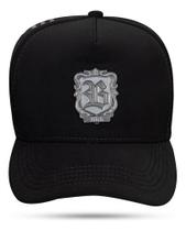 Boné Blck Brasil Snapback Nobuck Zero Um Shield Boné Blck Brasil Snapback Nobuck Zero Um Shield