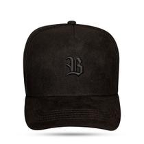 Boné Blck Brasil Snapback Suede Basic - Preto - Unico
