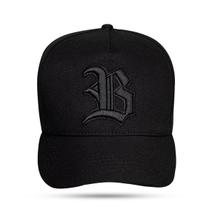 Boné Blck Brasil Strapback Logo Alto Relevo 2.0 - Preto