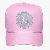 Boné Blck Logo Suede Follow Unissex - Rosa e Verde Água Boné Blck Logo Suede Follow Unissex - Rosa e Verde Água