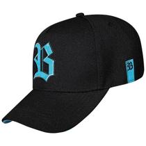 Bone Blck Original Snapback Preto Logo Azul Suede Masculino Cor:Preto+AzulGênero:HomemTamanho:Único Bone Blck Original Snapback Preto Logo Azul Suede Masculino Cor:Preto+AzulGênero:HomemTamanho:Único