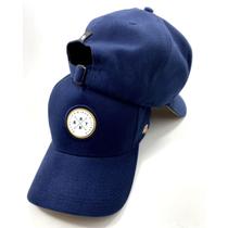 Boné Bol Aba Curva Strapback Fita Ajustável Anth.co Azul Boné Bol Aba Curva Strapback Fita Ajustável Anth.co Azul