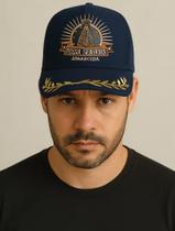 Boné Bone Country Nossa Senhora Aparecida Azul G Bordado Boné Bone Country Nossa Senhora Aparecida Azul G Bordado