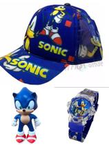 Boné boneco e relógio musical com led infantil masculino , qualidade e preço justo.