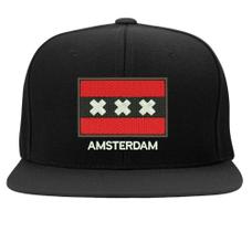 Boné Bordado - Amsterdam Holanda Rap Thug Hip Hop Street