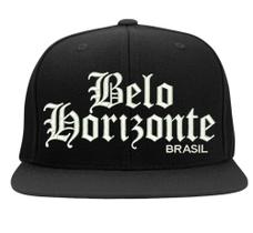 Boné Bordado - Belo Horizonte Minas Rap Thug Hip Hop Street