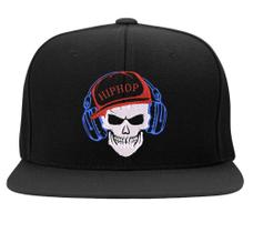 Boné Bordado - Caveira Skull HipHop