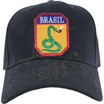 Boné bordado - cobra vai fumar - feb brasil