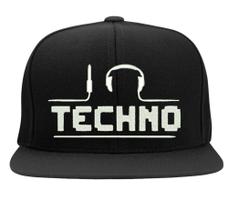 Boné Bordado - Dj Deejay Techno Music Disc Jokey Trance Psy