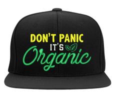 Boné Bordado - Dont Panic Its Organic Vegetariano Vegano