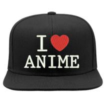 Boné Bordado - Eu Amo Anime Otaku Japão