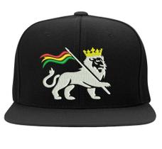 Boné Bordado - Leão de Judah Reggae Dub Rastafari