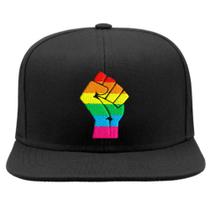 Boné Bordado - LGBTQIAP+ Orgulho Pride Trans Arco Iris
