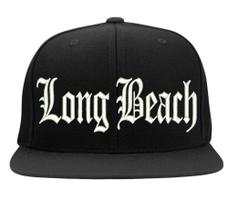 Boné Bordado - Long Beach California Rap Trap Hip Hop La
