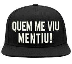Boné Bordado - Quem Me Viu Mentiu Frases Humor Boné Bordado - Quem Me Viu Mentiu Frases Humor
