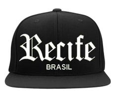 Boné Bordado - Recife Rap Thug Hip Hop Street Boné Bordado - Recife Rap Thug Hip Hop Street