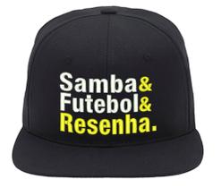Boné Bordado - Samba Futebol Resenha