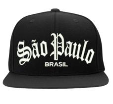 Boné Bordado - São Paulo Rap Thug Hip Hop Rua Street Boné Bordado - São Paulo Rap Thug Hip Hop Rua Street