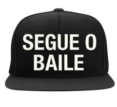 Boné Bordado - Segue O Baile Rap Funk Thug Street Wear After