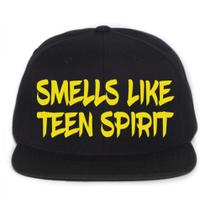 Boné Bordado - Smells Like Teen Spirit Punk Grunge Rock Boné Bordado - Smells Like Teen Spirit Punk Grunge Rock