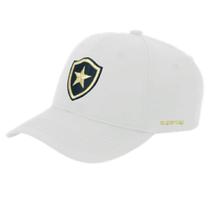 Boné Botafogo Aba Curva SuperCap Bordado escudo - Branco/Dourado Boné Botafogo Aba Curva SuperCap Bordado escudo - Branco/Dourado