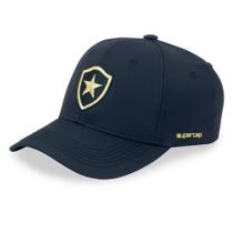 Boné Botafogo Aba Curva SuperCap Bordado escudo - Preto/Dourado Boné Botafogo Aba Curva SuperCap Bordado escudo - Preto/Dourado