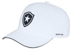 Boné Botafogo Licenciado Escudo Bordado Supercap 38677 Branc