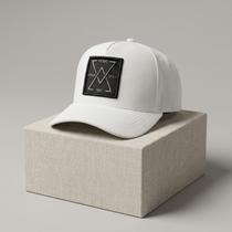 Boné Branco Aba Curva Trucker Strapback Bordado Premium Cap Young Original Masculino