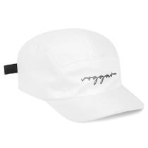 Boné Branco Aba Reta Ajuste Fitão Five Panel Skatista Voggar Original