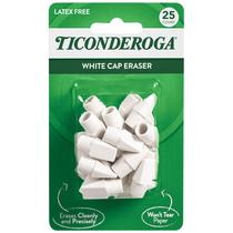 Boné branco Eraser Ticonderoga, vinil macio, 25 unidades, 6 pacotes