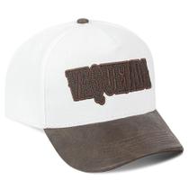 Boné Branco Rústico Trucker Country Ajustável Vaquejada Bordado Unissex