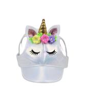 Boné Branco Unicórnio para cachorro Tamanho:PP