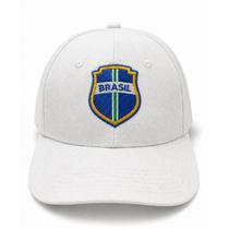 Boné Brasil SuperCap Brasão Símbolo Aba Curva Branco Oficial Tamanho:ÚnicoCor:Branco Boné Brasil SuperCap Brasão Símbolo Aba Curva Branco Oficial Tamanho:ÚnicoCor:Branco