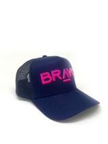 Boné Bravo Marinho com Rosa