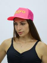 Boné Bravo Rosa Neon