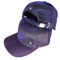Boné brilhoso brilho gliter aba curva Lonita Anth Co fitão Boné brilhoso brilho gliter aba curva Lonita Anth Co fitão