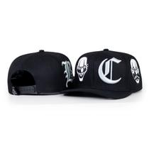 Boné Brothas And Cash Snapback aba reta Palhaço BC BRO-275 Cor:PretoTamanho:UN