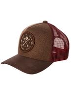 Boné Brown Use A Ideia modelo Trucker com Telinha. Marrom, Tamanho único
